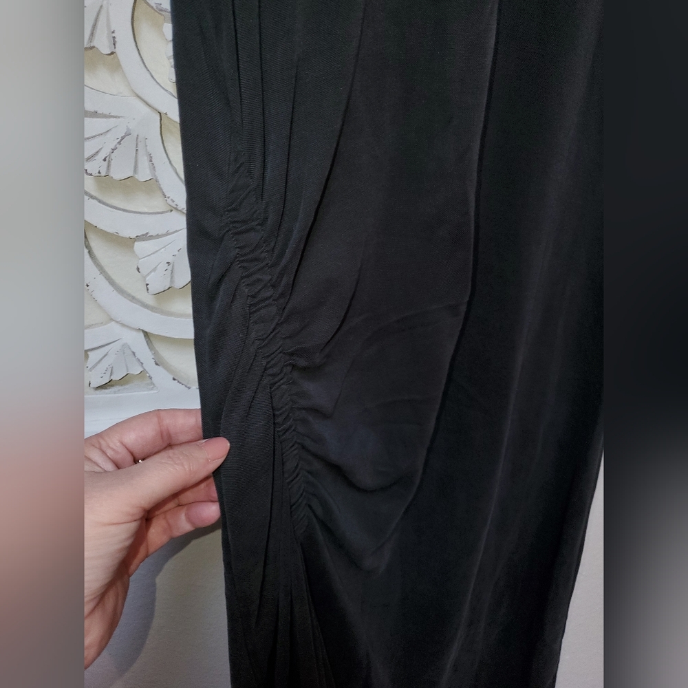 Ripe Ruched Loretta Black Dress Maternity Dress Rent The Runway Size Small - Picture 4 of 10